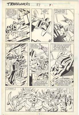 Transformers #57 Pg 9 Jose Delbo Scorponok Decepticons