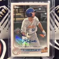 2022 Topps Pro Debut - #PD-177 JT Schwartz Auto (AU,RC) St. Lucie Mets