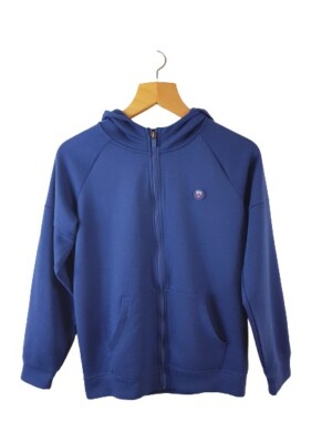 Urban Dept Unisex Jacke Full Zip Hoodie Full Zip Logo Daunenärmel 11 Jahre Jungen