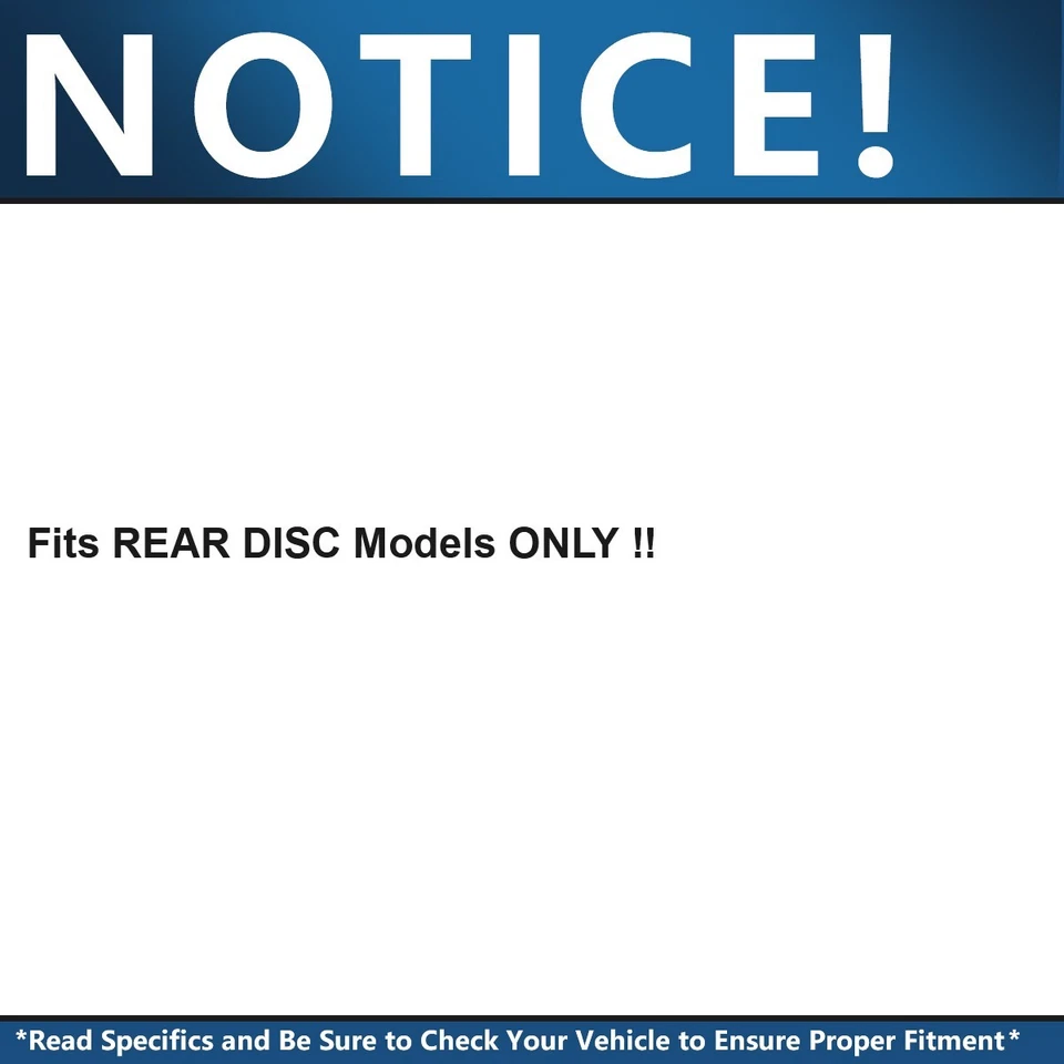 Rotores de freno de disco traseros pastillas de freno de cerámica para Nissan Altima Máxima Sentra Juke Foto 3 de 4