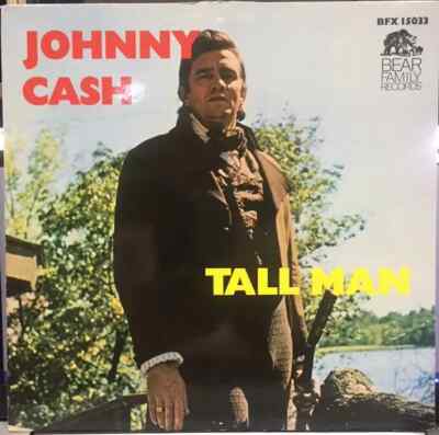 Johnny Cash Tall Man NEAR MINT Bear Family Records Vinyl LP