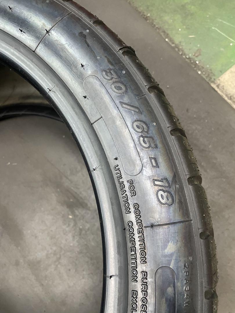 Michelin Porsche racing 18-inch tires *Extremely rare. Used Japan