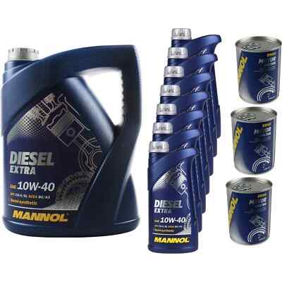 12L Motoröl MANNOL SAE 10W-40 DIESEL EXTRA 3xMotor Doctor