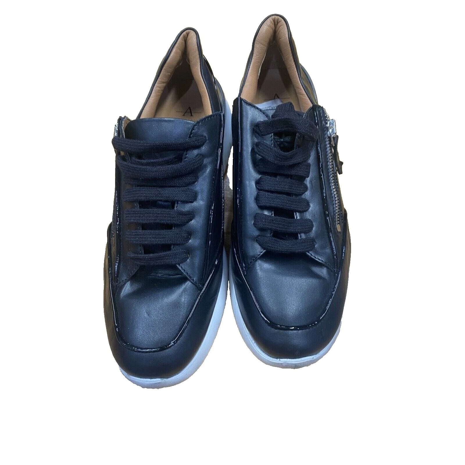 Zapatos Atléticos Aquatalia Cuero Negro para Mujeres