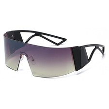Women Sunglasses Fashion Designer Cover Face Sun Protection Oversized Style New