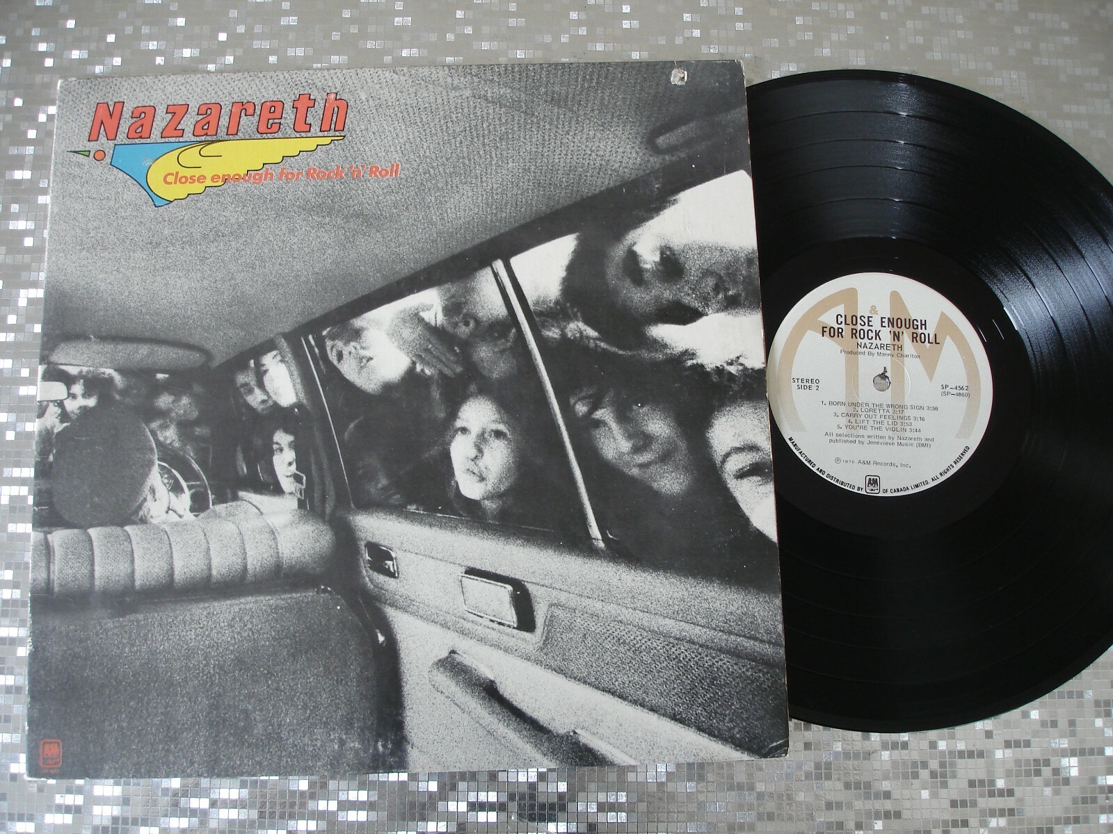 Nazareth ‎~ Close Enough for Rock 'n' Roll ~ Vintage LP A&M ‎SP-4562 | eBay