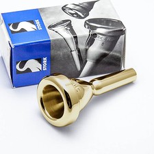 Stork T3 Heavy Weight Small Shank 24K Gold Trombone Mouthpiece