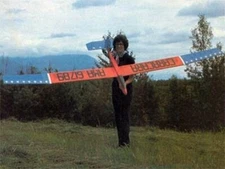 Caracara Sailplane Glider 126" Wing Airplane Laser Cut SHORT KIT