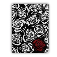 Roses Framed Canvas Stretched Ready to Hang 50x40 Home decor Gift.