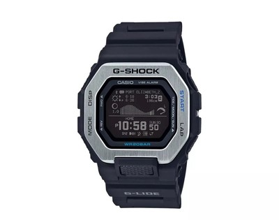 G-Shock Men's Digital G-Lide Surfers Bluetooth Tide Black Watch GBX1001CR