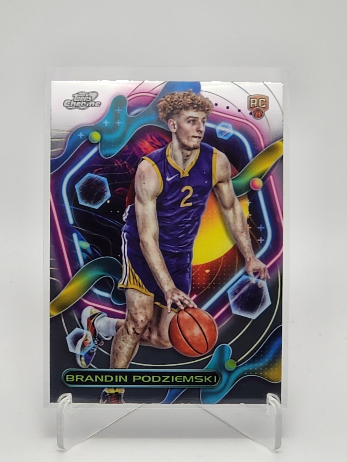 2023-24 Topps Cosmic Chrome Basketball #167 Brandin Podziemski (RC)