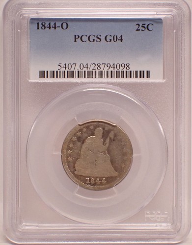 1844-O Seated Liberty PCGS G04 ~ Gen 4.6