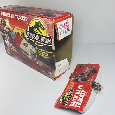 VINTAGE 1993 KENNER Jurassic Park BUSH DEVIL TRACKER Jeep