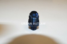AN6 6AN Male Flare to M10*1.0 Metric Fitting Adapter Aluminium Straight - BLUE