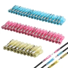 200PCS Heat Shrink Bullet Female Male Wire Electrical Connector Crimp Terminals