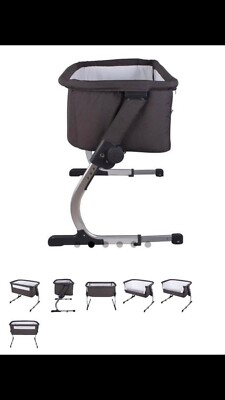 bedside bassinet attaches to bed