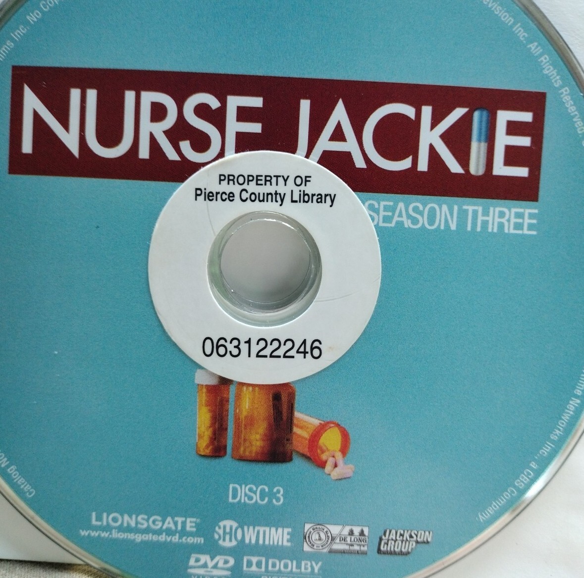 【中古】 Nurse Jackie： Season 3/ DVD Nurse Jackie: Season Three (DVD, 2012, 3-Disc Set