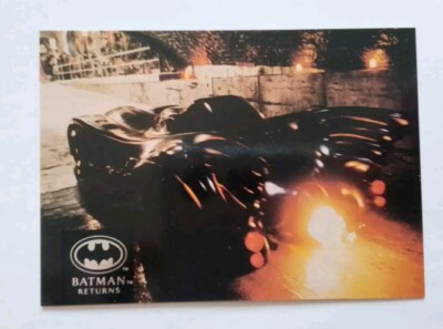 Batman Returns The Batmobile Topps 1991 Card DC Comic's No.81 