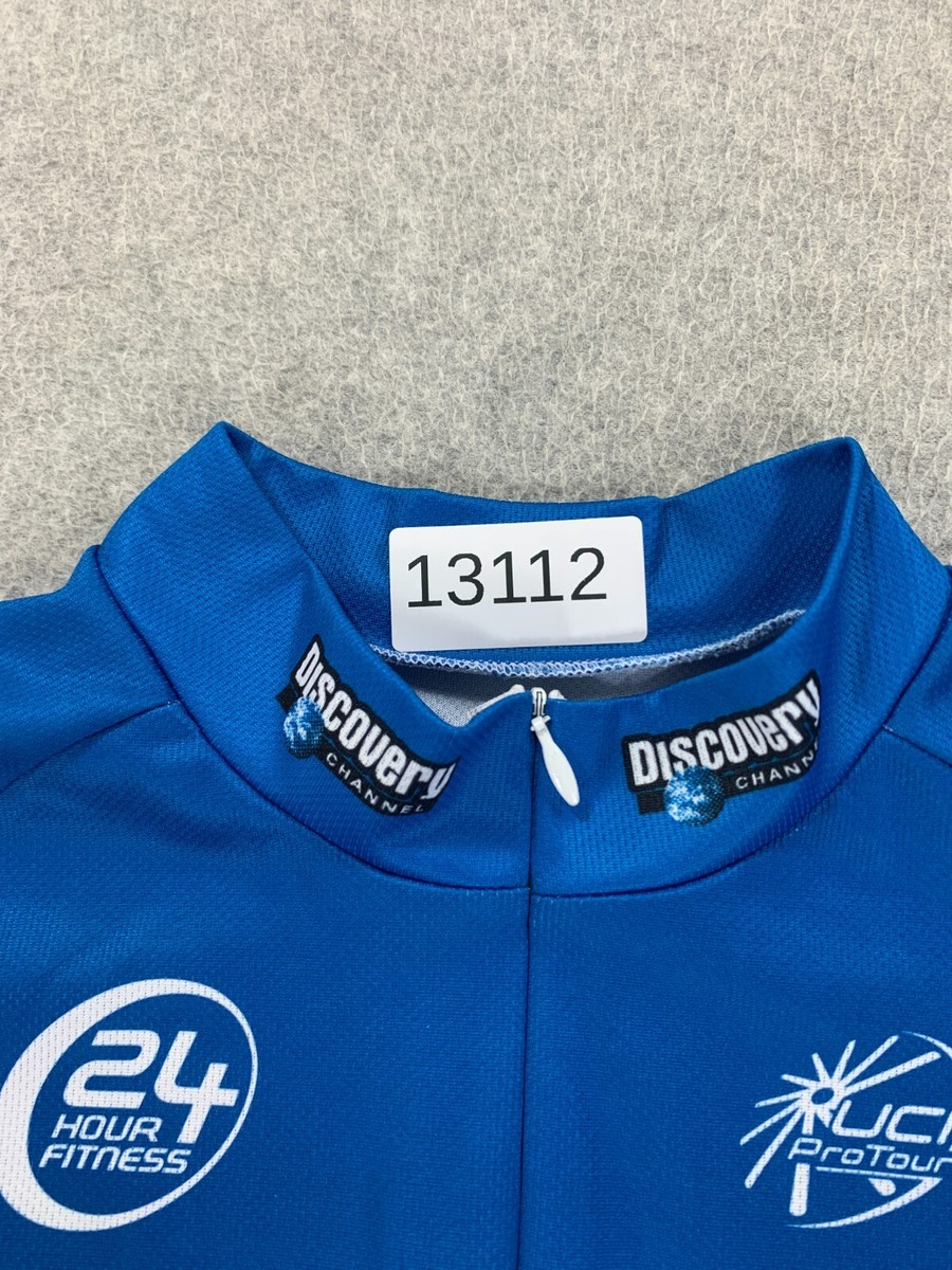 Nike Discovery Channel 3/4 Zip Short Sleeve Cycling Jersey