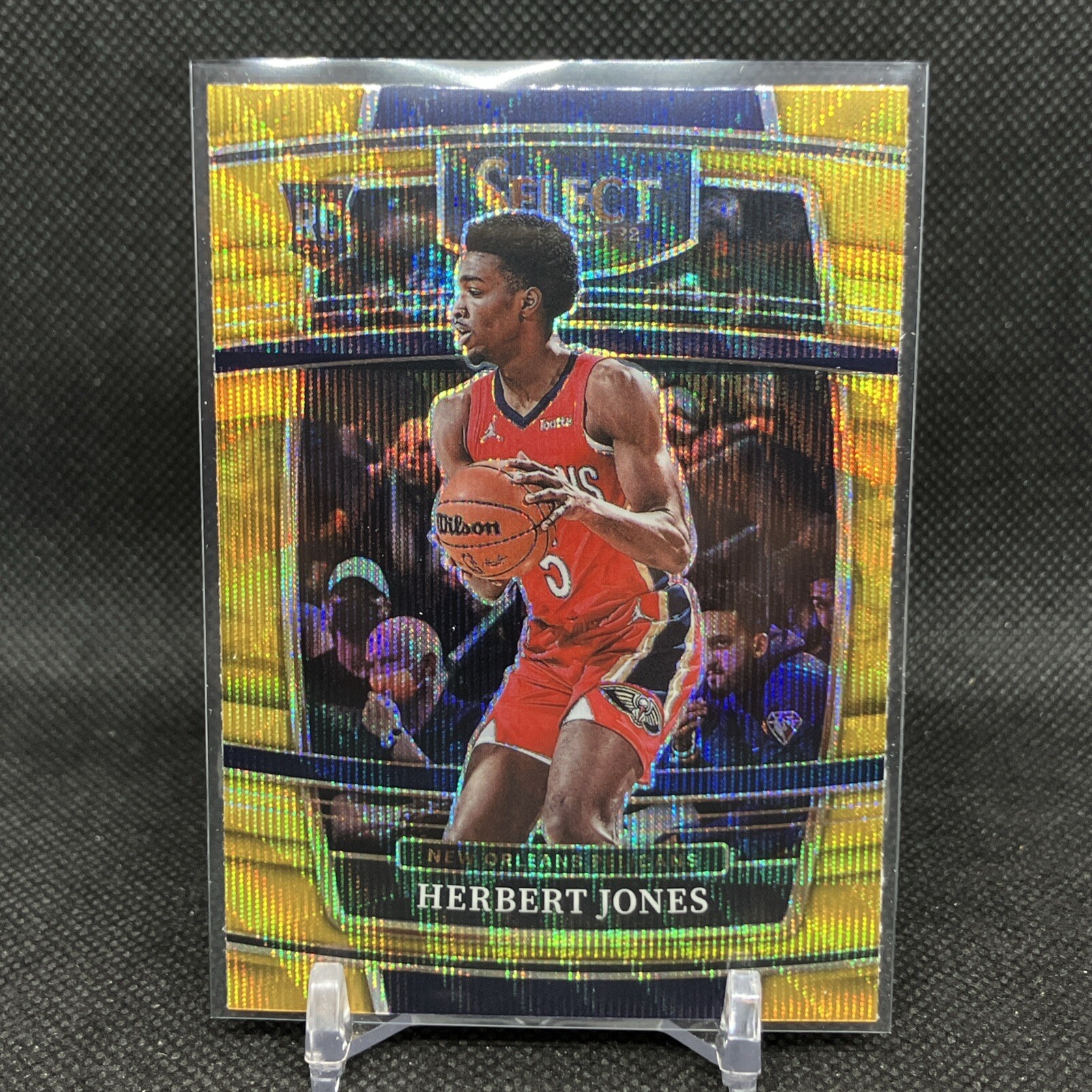 2021-22 Select Herbert Jones Concourse Gold Wave Prizm Rookie RC SSP