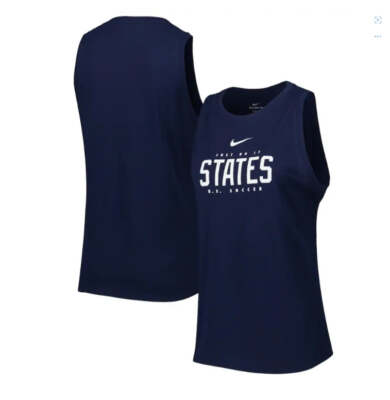 Nike United States USA Womens Tank Top Sleeveless - Navy Blue | eBay