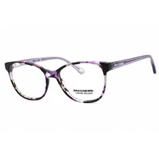 Skechers Women's Eyeglasses Coloured Havana Acetate Cat Eye Frame SE2211 055