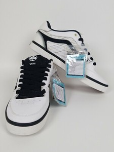 white and black stripe vans