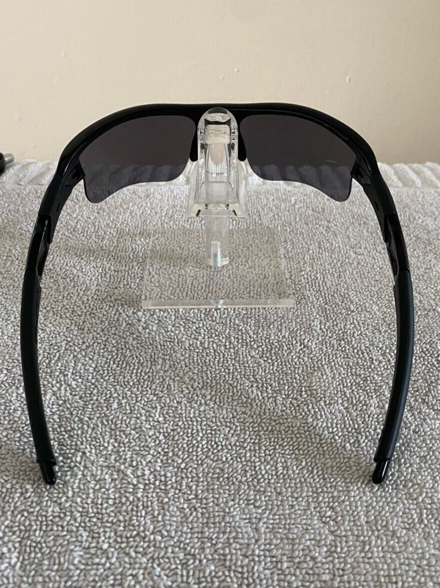 Oakley Flak Jacket Mirrored Sunglasses 03-915 in Jet Black 144MM