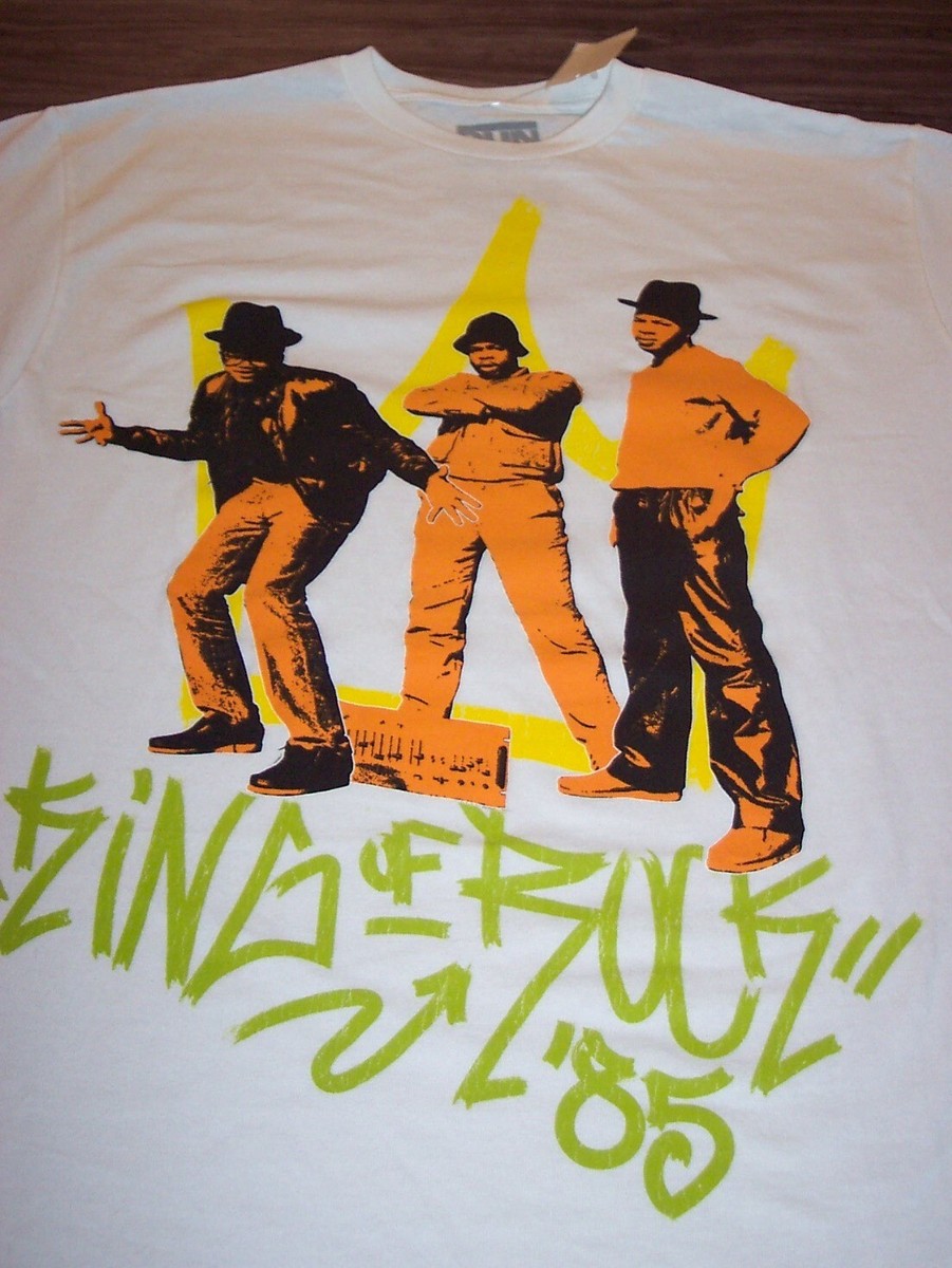 VINTAGE STYLE RUN DMC King Of Rock 1985 T-Shirt MENS MEDIUM