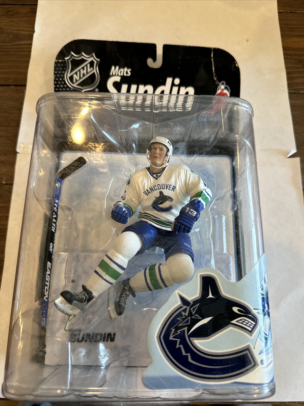 Retired McFarlane Toys NHL 22 Mats Sundin Vancouver Canucks for sale