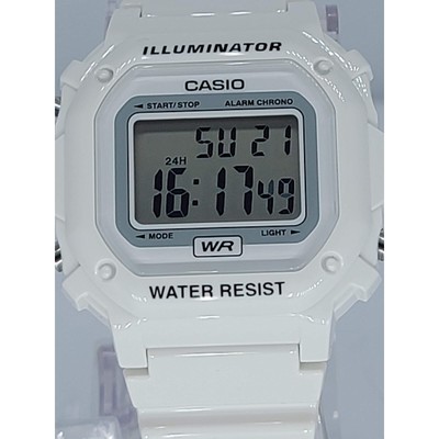 Casio Digital Illuminator Sport Watch, White Resin | eBay