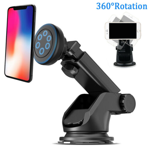 Magnetic Car Mount 360° Windshield Dashboard Holder Universal For Cell Phone US - Picture 5 of 37