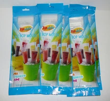 Lot Ice Pop Molds Popcicle Resealable Zip Top Pouch Bags Make Your Own