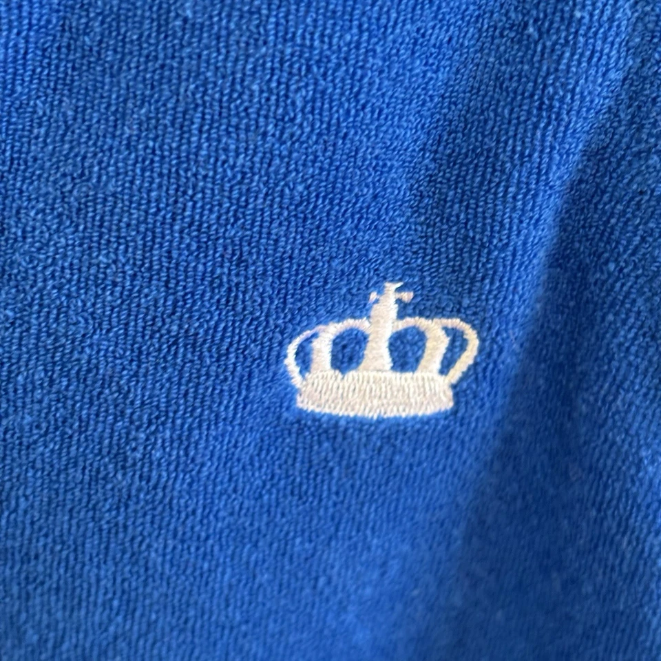 Juicy Couture Womens S Blue Terry Cloth Sleeveless Romper Tennis Prep Beach NWT - Image 4 of 4