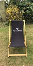 Fever-Tree Branded Hardwood Deckchair for Garden and Pub