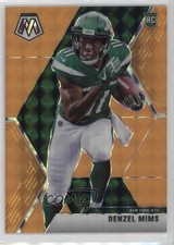 2020 Panini Mosaic Rookies Fluorescent Orange Prizm 22/25 Denzel Mims #225 2y0