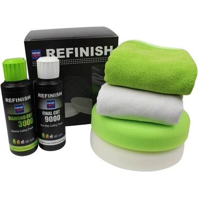 Cartec Rotary Refinish Starter Kit 150ml | Polishing Pads 3000/9000 Grit