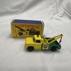 VINTAGE Lesney Matchbox #13 BP Dodge Wreck Truck With ORIGINAL BOX Tow England