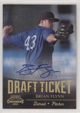 2011 Playoff Contenders Draft Tickets Signatures Brian Flynn #DT81 Auto 8ju