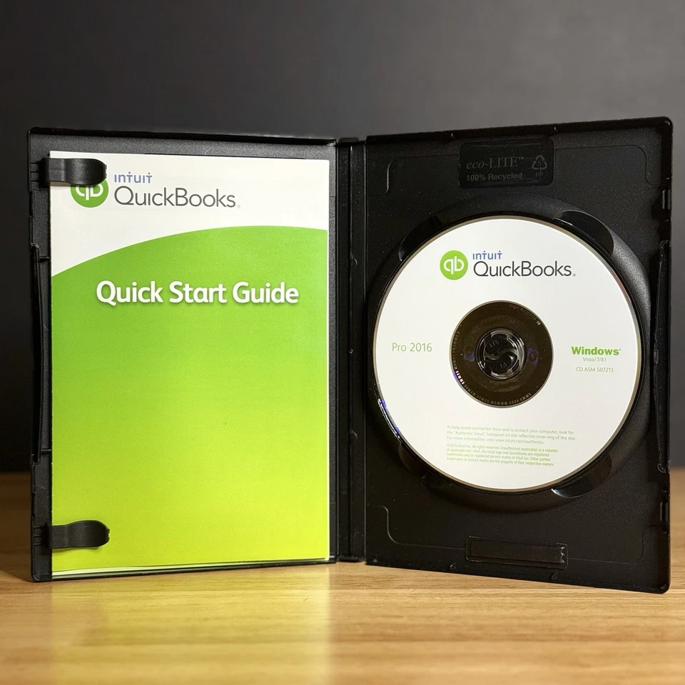 QUICKBOOKS Desktop Pro 2016 Windows 10 & 11 US Version Full Retail - TESTED - Image 3 of 4