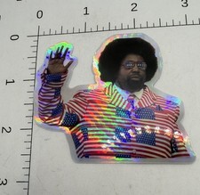 Afroman Lemon Pound Cake USA Suit Court Holographic Sticker