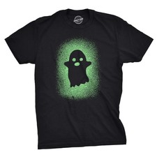 Glowing Ghost Glow In The Dark Shirt Scary Halloween T Shirt Cool Costume Tee