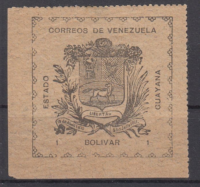26262/ VENEZUELA – GUAYANA – Y&T # 86 MINT MH – CV 100 $