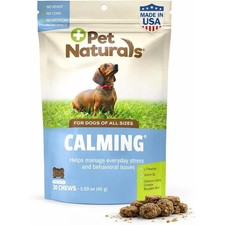 Pet Naturals Calming for Dogs, 30 Chews - Naturally Sourced Stress and Anxiety C