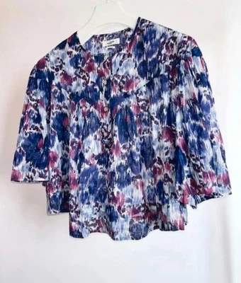 Isabel Marant - Étoile Miranda top cotton blouse - Multicolore - L - Photo 1/4
