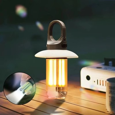 Warm Light Camping Lantern LED Tent Lantern Dimmable White Light Camping Lamp