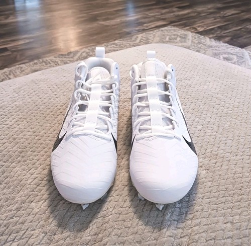 Nike Football Cleats Alpha Menace Pro 2 Low White Size 15 New CV6477-100 - Picture 3 of 7