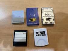 Lot Of 5 Assorted Nintendo Gamecube Memory Cards Works 