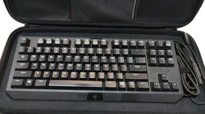 Razer BlackWidow TOURNAMENT  Stealth 2014 - RZ03-0081 Gaming Keyboard With Case