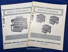 Original Conn Organ Service Manual / Rhapsody 628 Type 3  4 -- CS3